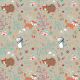 Tkanina 2222 | tribal adventure - beige 2