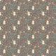 Tkanina 2224 | Sleeping Fox - Pastel Mint