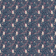 Fabric 2225 | sleeping Fox - pastel dark