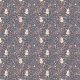 Fabric 2227 | sleeping Fox - pastel violet