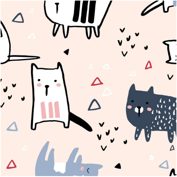Fabric 20572 | Koty psy 2