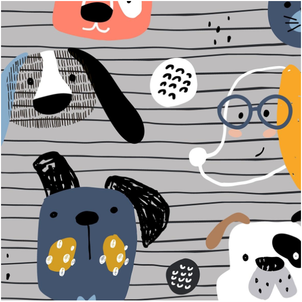 Fabric 20593 | Koty psy 17