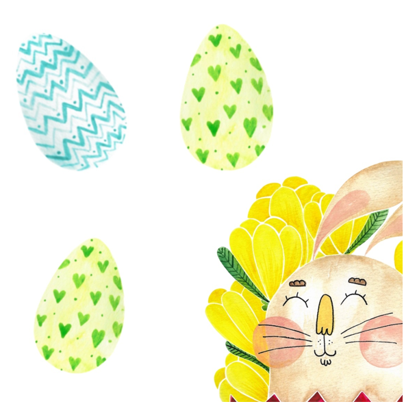 Fabric 20746 | Krolik z pisankami