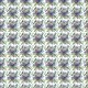 Fabric 20761 | TURKUSOWE PTAKI NA BIAŁYM TLE