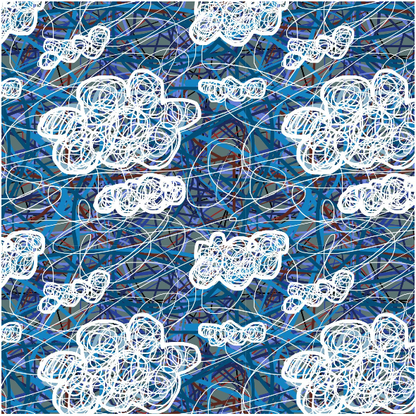 Fabric 20799 | w chmurach