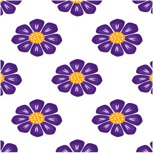Tkanina 20802 | fioletowe kwiaty0000