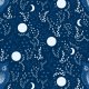 Tkanina 20907 | Beetwen blue owls