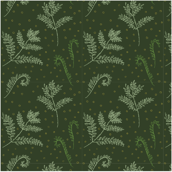 Tkanina 20985 | paprocie 1