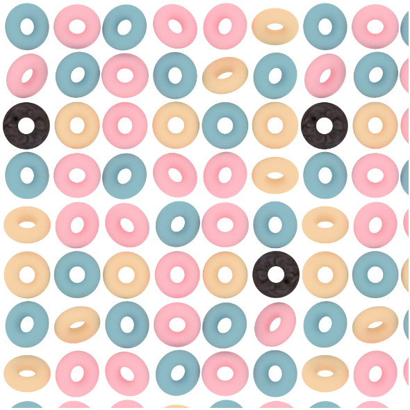 Fabric 21135 | Happy Donuts