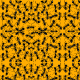 Tkanina 21190 | Mrówki na żółtym tle