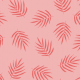 Fabric 21224 | Pink palm Leaf Summer