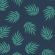 Tkanina 21226 | NAVy Leaf Palm Summer