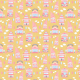 Fabric 21231 | Yellow Pink City Sweet Cafe