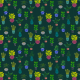 Fabric 21233 | Green Potted Plants Lover