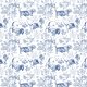 Tkanina 21395 | PSY BASSETY I FRANCUSKA PORCELANA