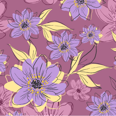 21538 | purple Flowers