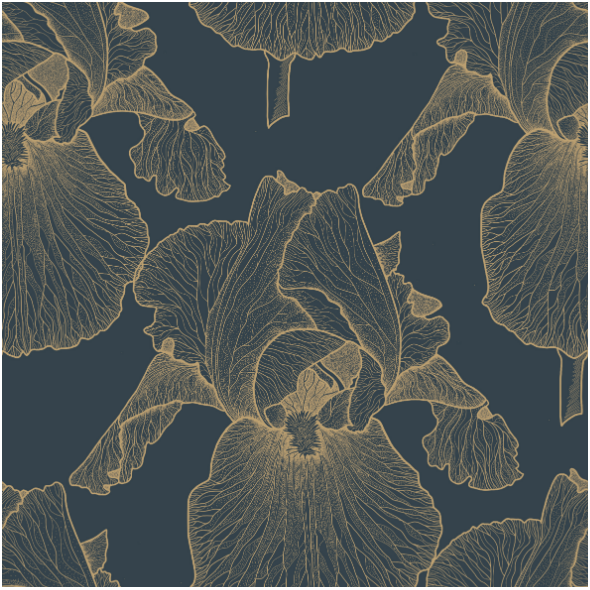 Fabric 21671 | zloty isis na granacie