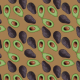Fabric 21800 | Avocado on brown