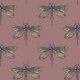 Tkanina 21811 | Dragonfly on red