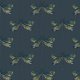 Fabric 21813 | dragonfly on navy blue