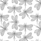 Fabric 21905 | Dragonfly on white