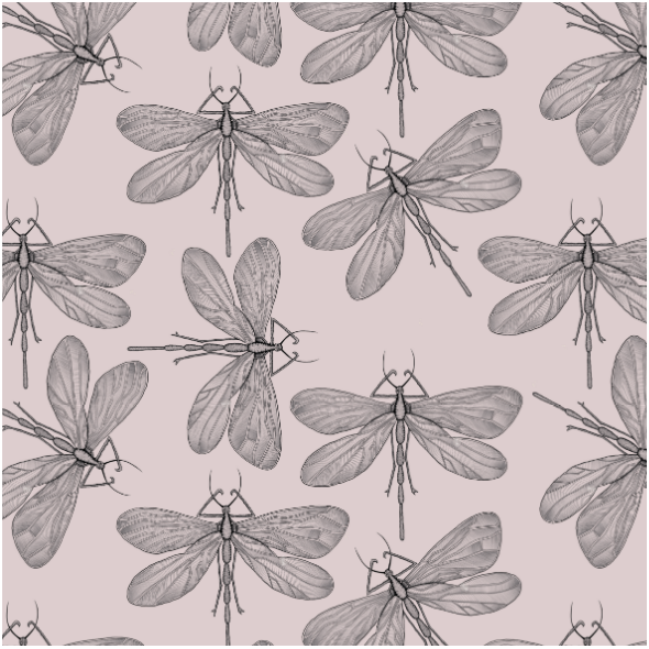 Fabric 21906 | Dragonfly on pink