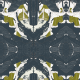 Fabric 21913 | Geometrical bananas on navy blue