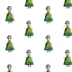 Tkanina 21919 | Princess 1 pattern for kids