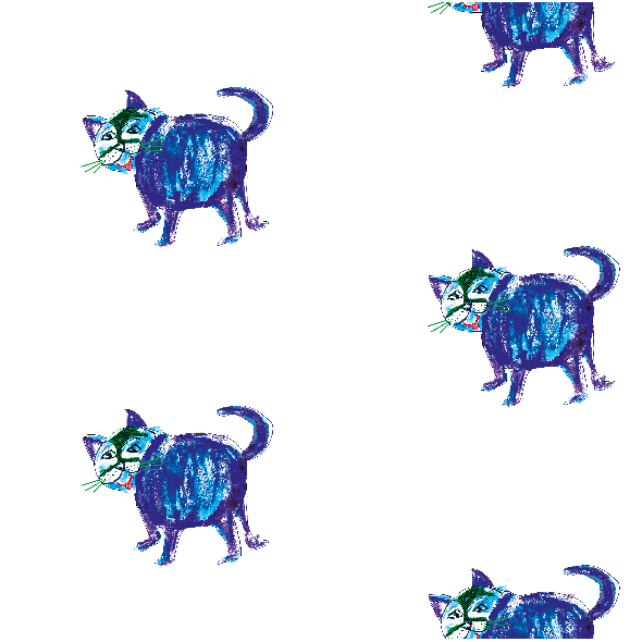 Tkanina 21920 | Fat cat 1 pattern for kids