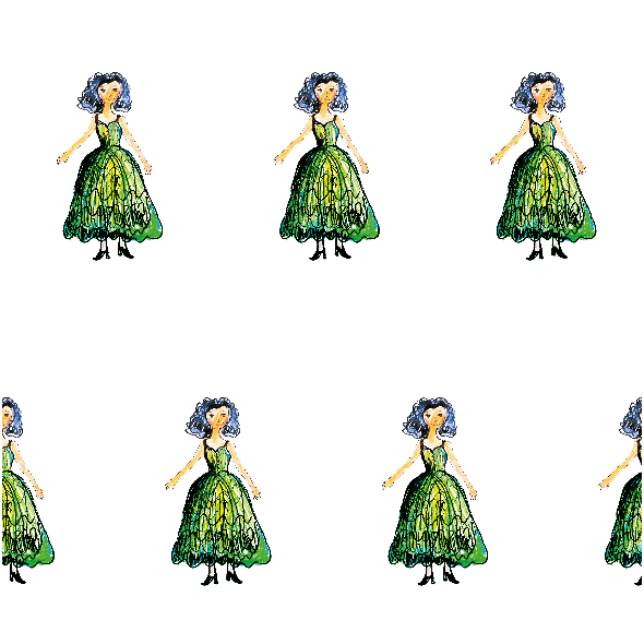 Tkanina 21924 | Princess 1A pattern for kids
