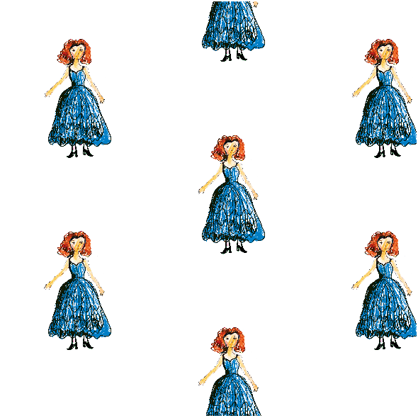 Tkanina 21937 | Princess 3 pattern for kids