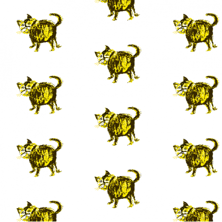Tkanina 21992 | Fat cat 5 pattern for kids