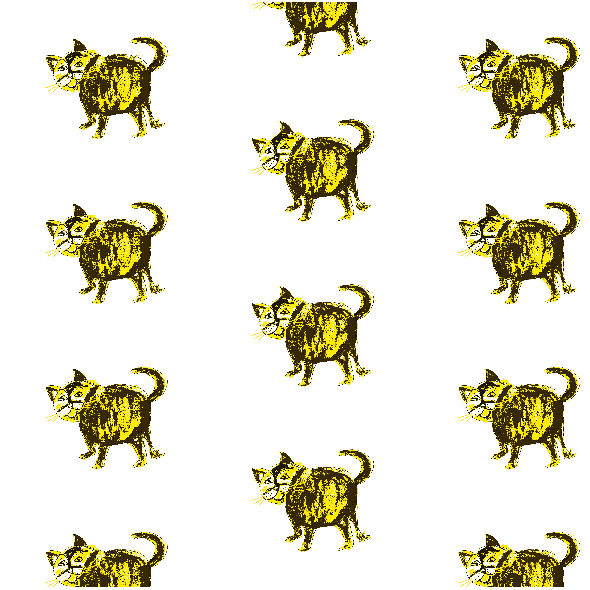 Fabric 21992 | Fat cat 5 pattern for kids
