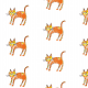 Tkanina 21994 | Ginger cat 1 pattern for kids