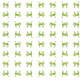 Tkanina 21997 | Green cat 2 pattern for kids