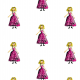 Fabric 22042 | Princess 2 pattern for kids