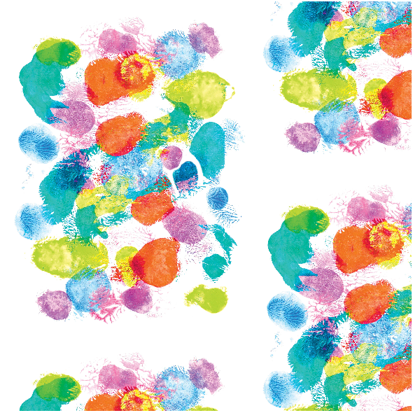 Fabric 22044 | Colourful abstract pattern 7