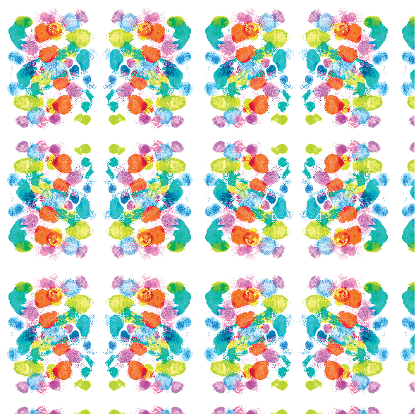 Tkanina 22045 | Colourful abstract pattern 7A