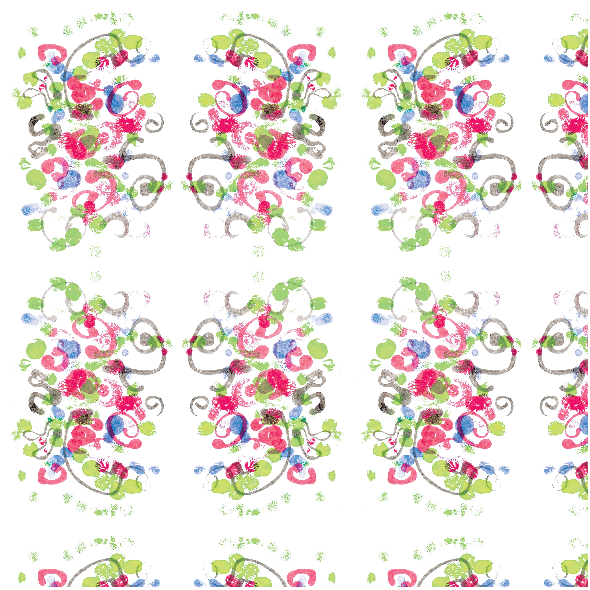 Fabric 22049 | Colourful abstract pattern 12A