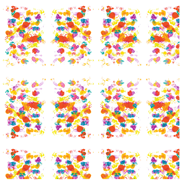Tkanina 22051 | Colourful abstract pattern 11A
