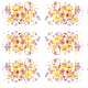 Tkanina 22055 | Colourful abstract pattern 13A