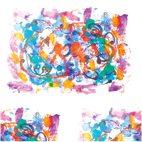 Fabric 22058 | Colourful abstract pattern 16