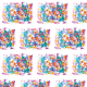 Tkanina 22058 | Colourful abstract pattern 16