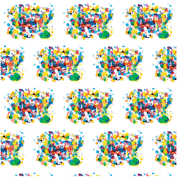 Tkanina 22063 | Colourful abstract pattern 19A