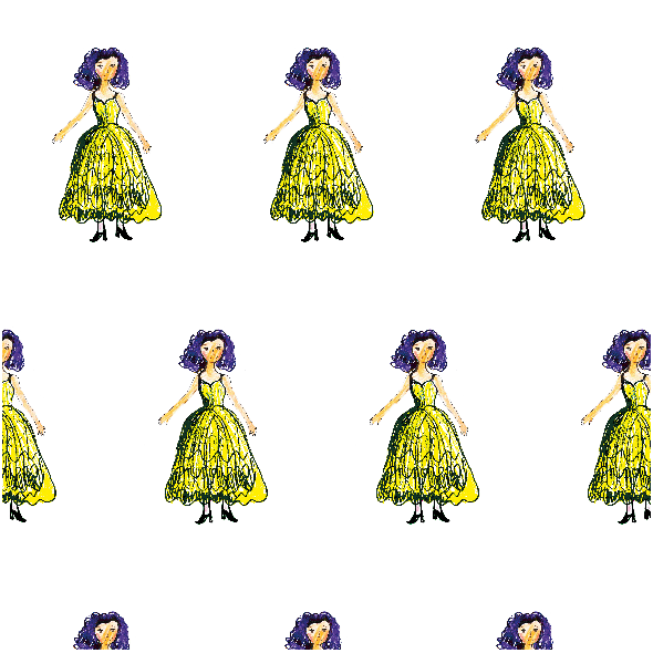 Tkanina 22068 | Princess 4A pattern for kids