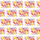 Tkanina 22093 | Colourful abstract pattern 6A