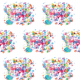 Tkanina 22095 | Colourful abstract pattern 10A