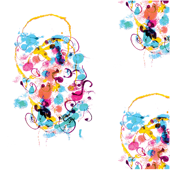 Fabric 22098 | Colourful abstract pattern 8