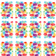 Tkanina 22100 | Colourful abstract pattern 5