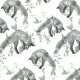 Tkanina 22128 | Foxes on white